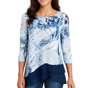 52. NWT WOMENS CHICO’S 2/L DETAIL TOP